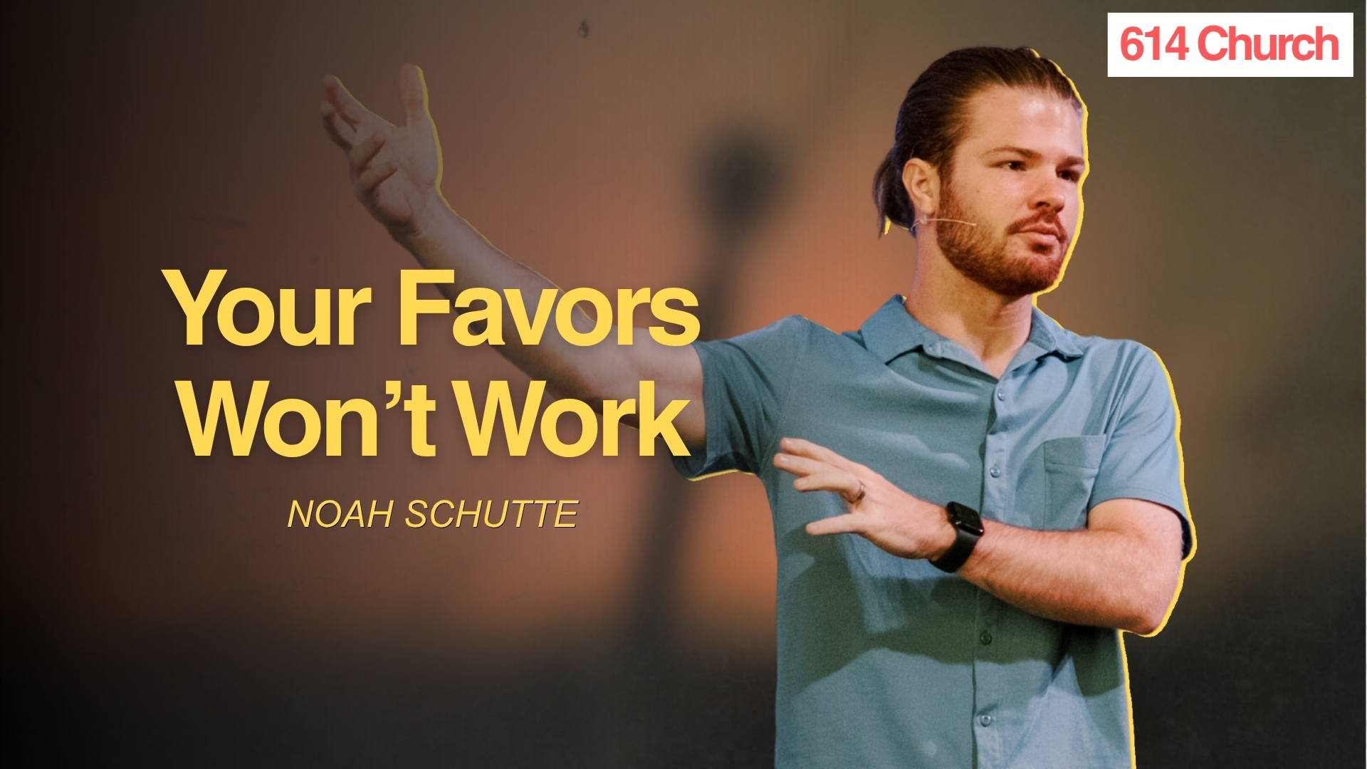 Stop Trying to Build Things For God // Noah Schutte
